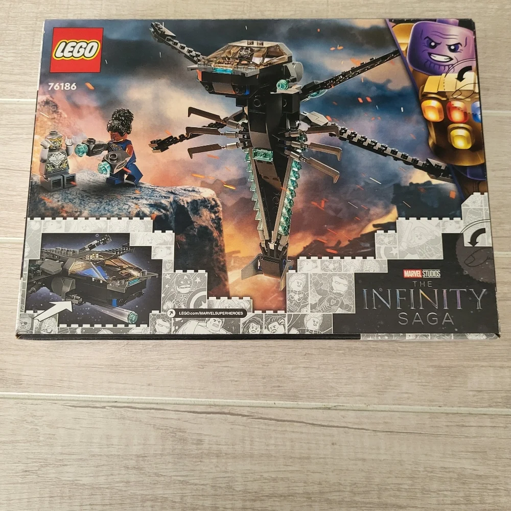 LEGO Marvel Black Panther Dragon Flyer 76186 Building Kit Toy Ages‎ 8+ Retired